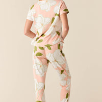 Nadia Cloud Jersey PJ Set in Magnolia