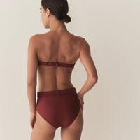 RIVA BIKINI TOP -- DEEP SUMAC