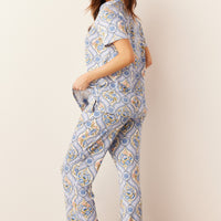 Elsa Cloud Jersey PJ Set in Villeroy