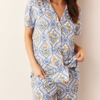 Elsa Cloud Jersey PJ Set in Villeroy