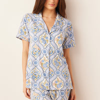 Maren Cloud Jersey PJ Set in Villeroy