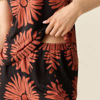 Whitney Summer Jersey PJ Set in Desert Bloom