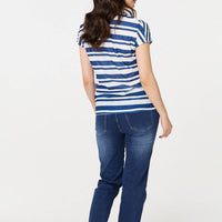 Striped Short Sleeve Relaxed T-Shirt