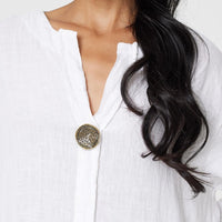 Longline 3/4 Sleeve Knee Length Tunic