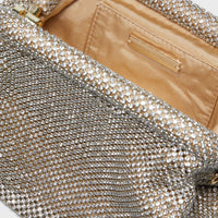 Gold Diamante Doreen Clutch