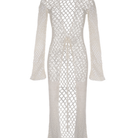 ELKI IVORY CROCHET DRESS