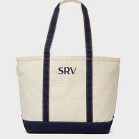 Navy Medium Canvas Tote