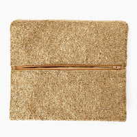Gold Beaded Clutch