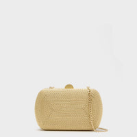 Gold Martina Coiled Rope Clutch