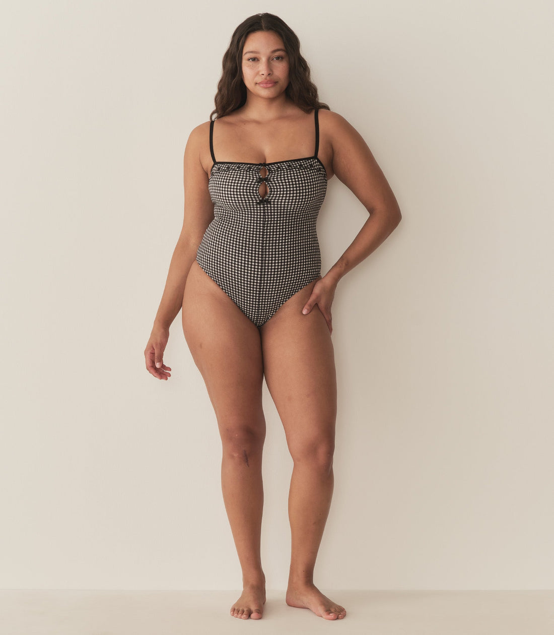 ADRIELLE MAILLOT -- LA MADDALENA GINGHAM