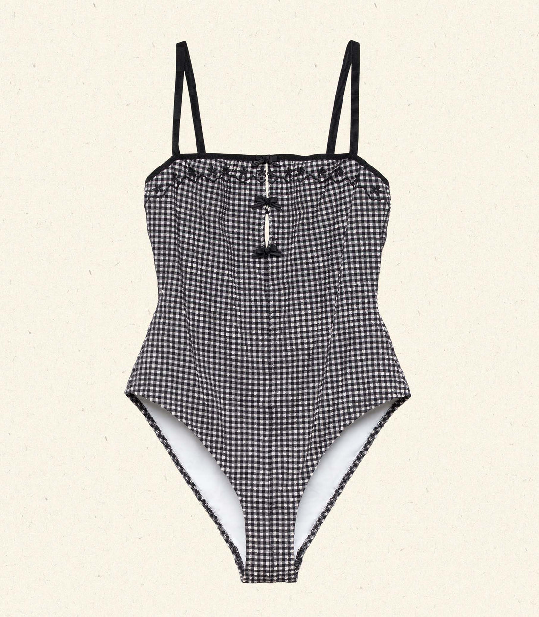 ADRIELLE MAILLOT -- LA MADDALENA GINGHAM