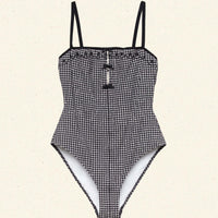 ADRIELLE MAILLOT -- LA MADDALENA GINGHAM