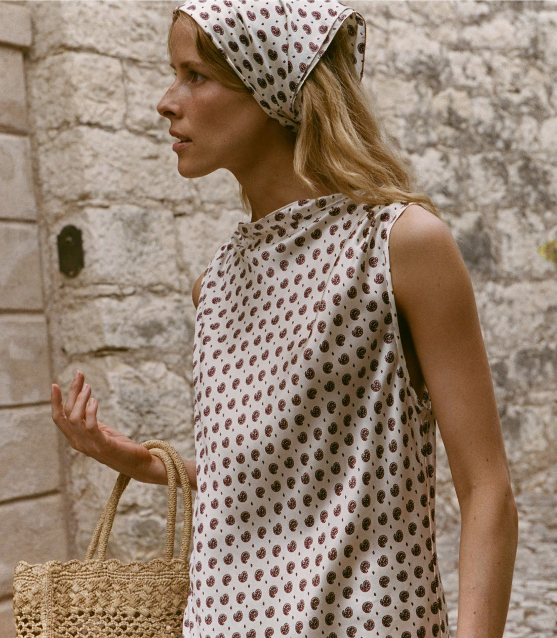 ALFREDA DRESS -- FRANCOISE FOULARD