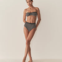 AZELINE BIKINI TOP -- LA MADDALENA GINGHAM