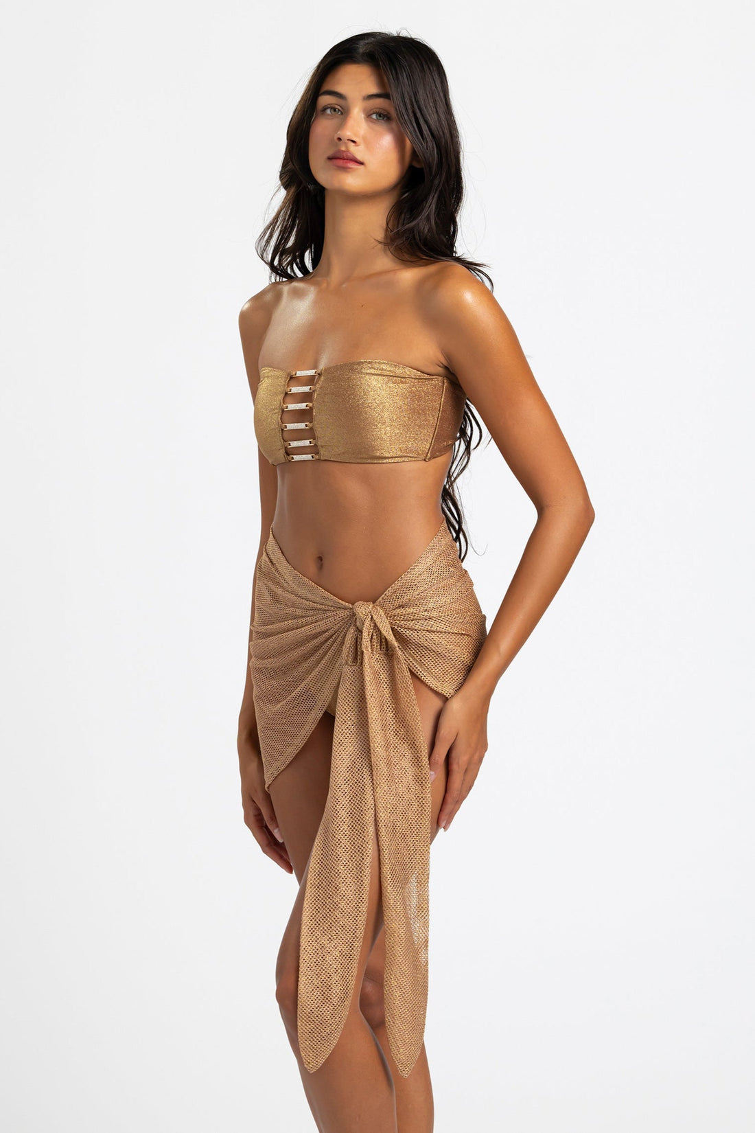 Dudley Short Pareo - Nude