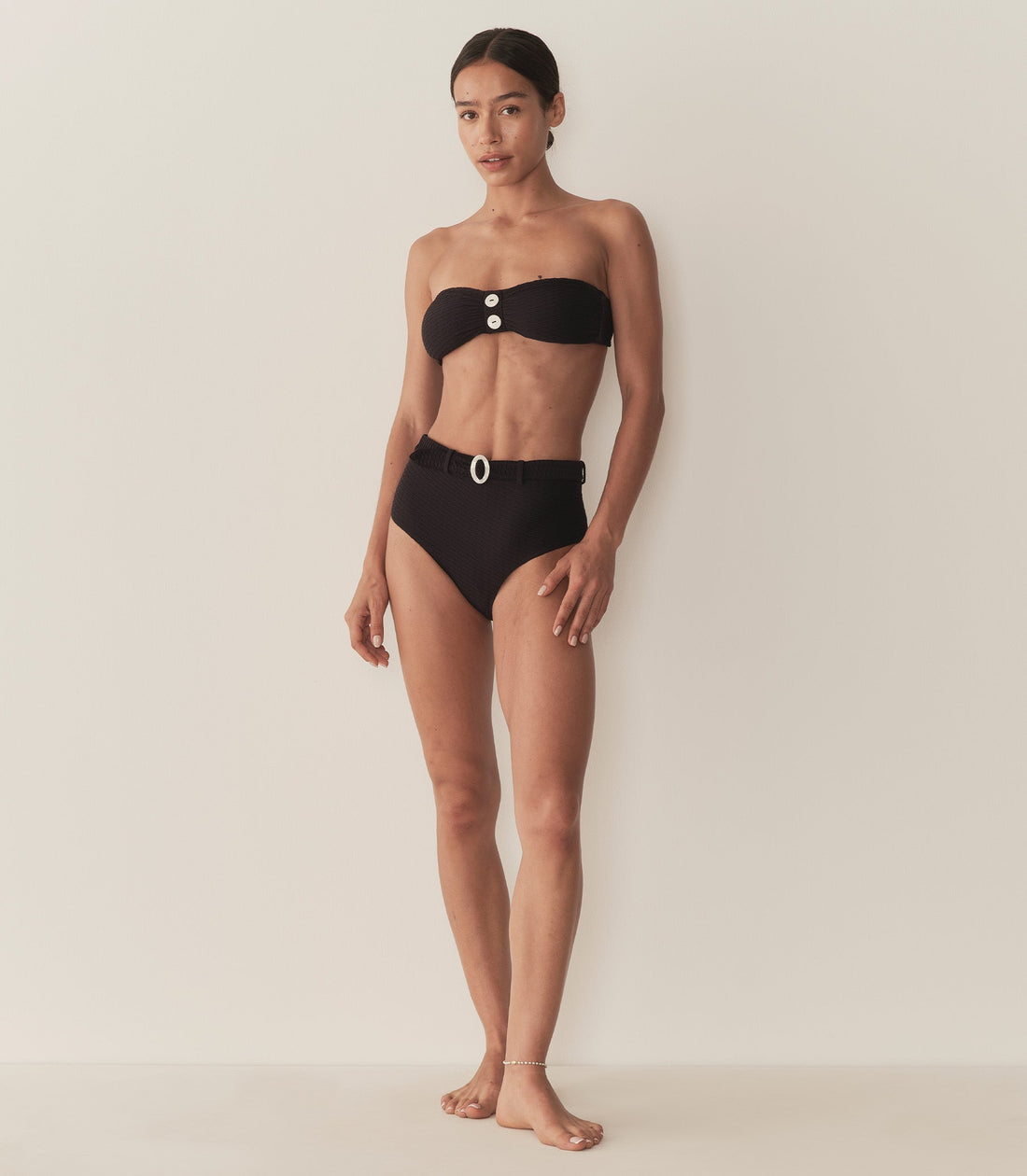 EVORA BIKINI BOTTOM -- NERO