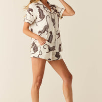 Maren Cloud Jersey PJ Set in Vinyasa