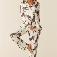 Winter Cloud Jersey PJ Set in Vinyasa