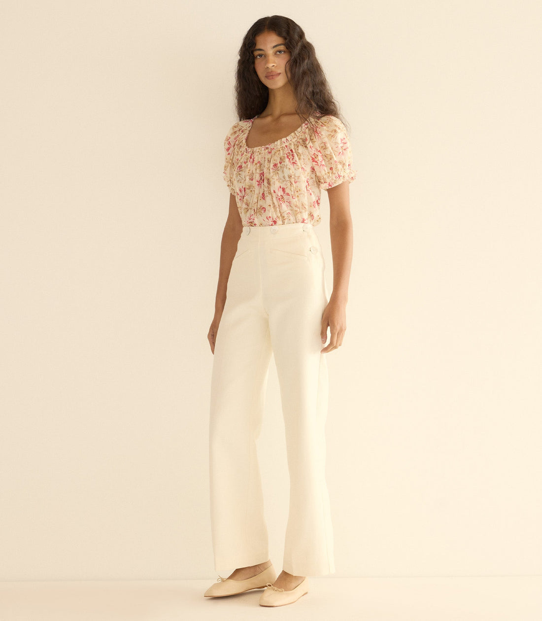 FREDERICA TOP -- FLEURS DE PROVENCE