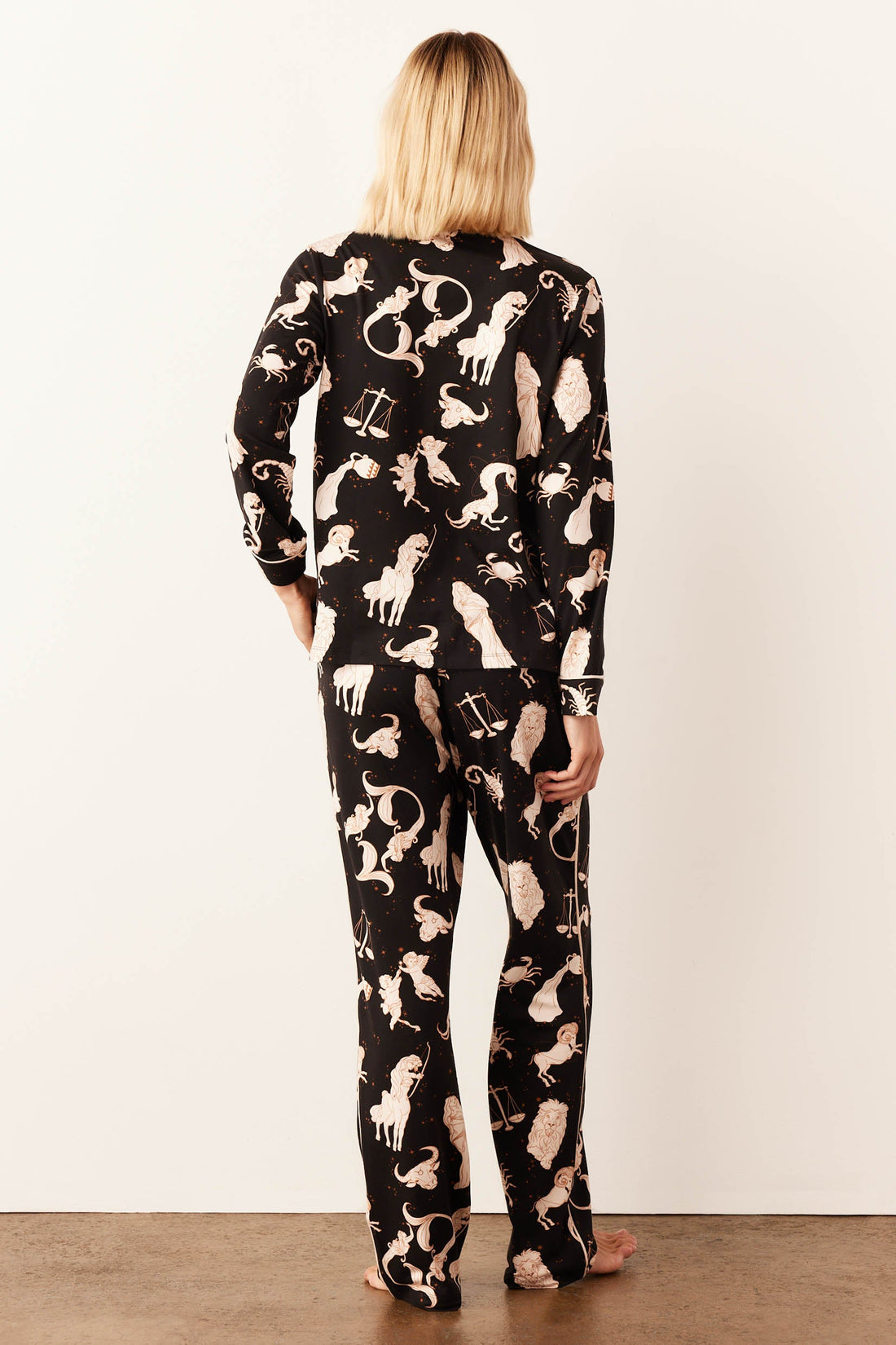 Winter Cloud Jersey PJ Set in Zodiac