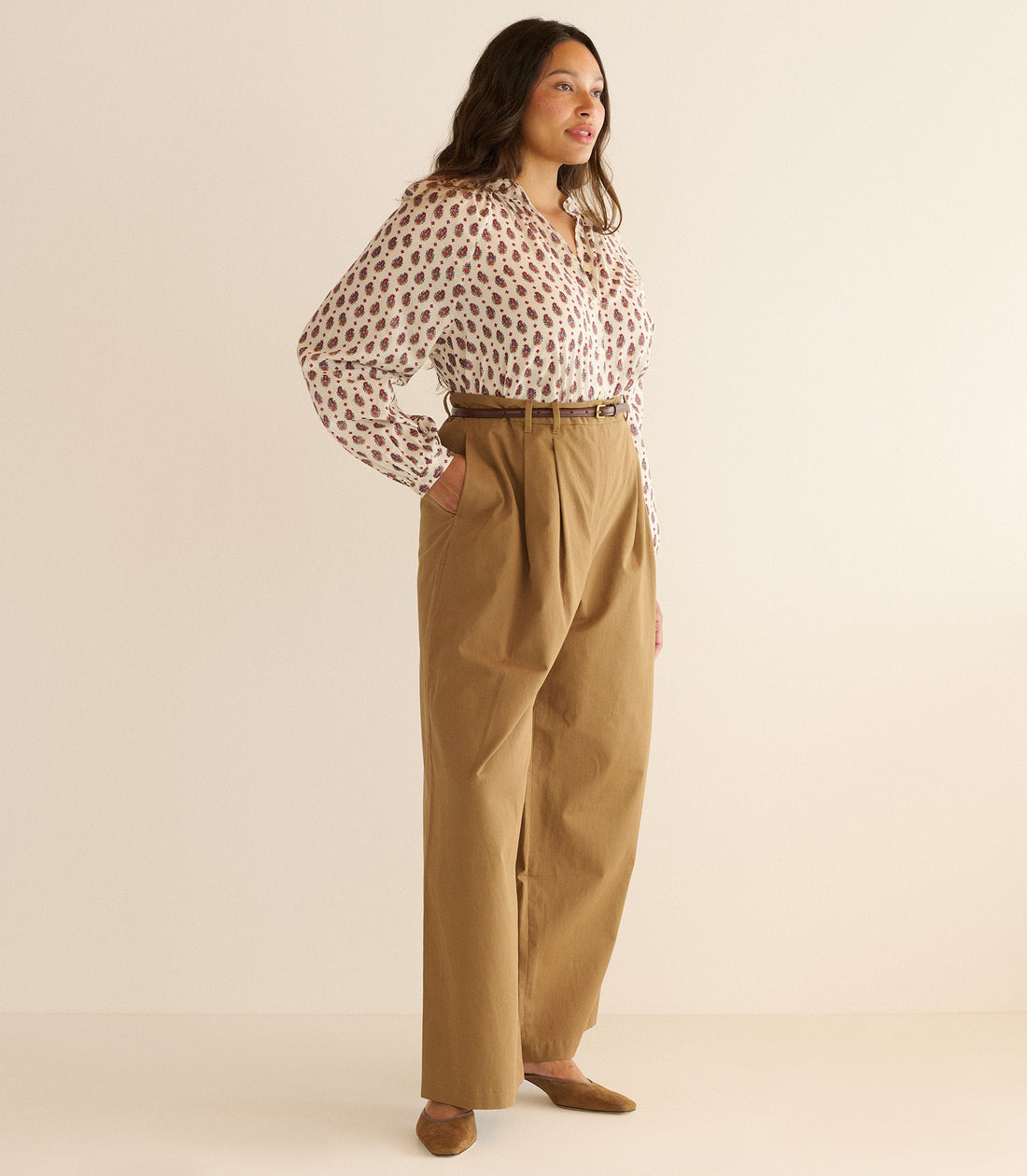 JULIENNE TOP -- PROVENCAL PAISLEY