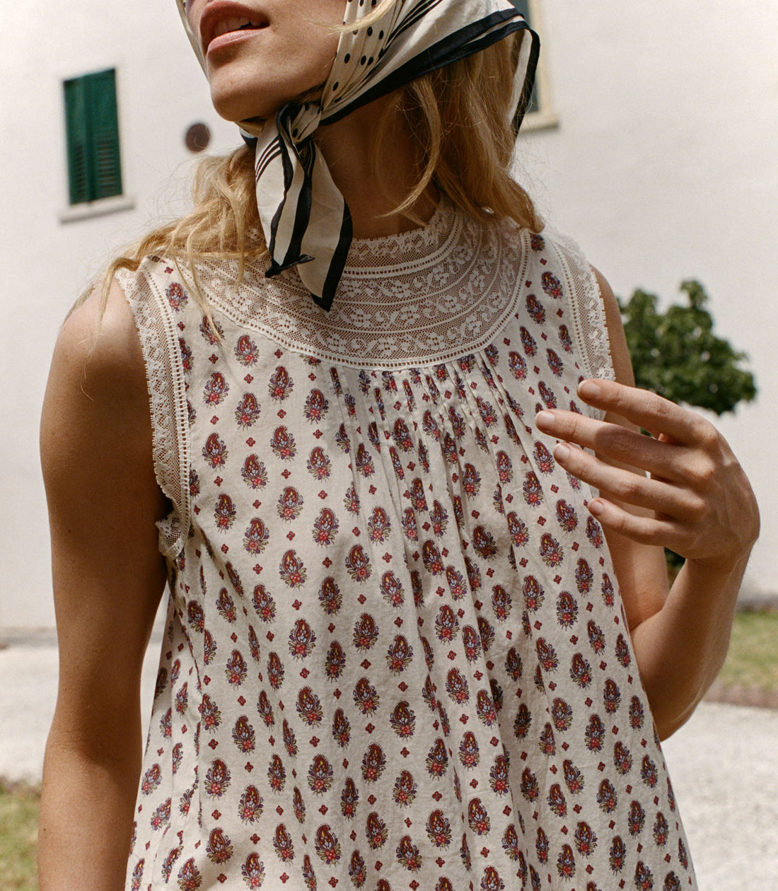 LEONORE DRESS -- PROVENCAL PAISLEY