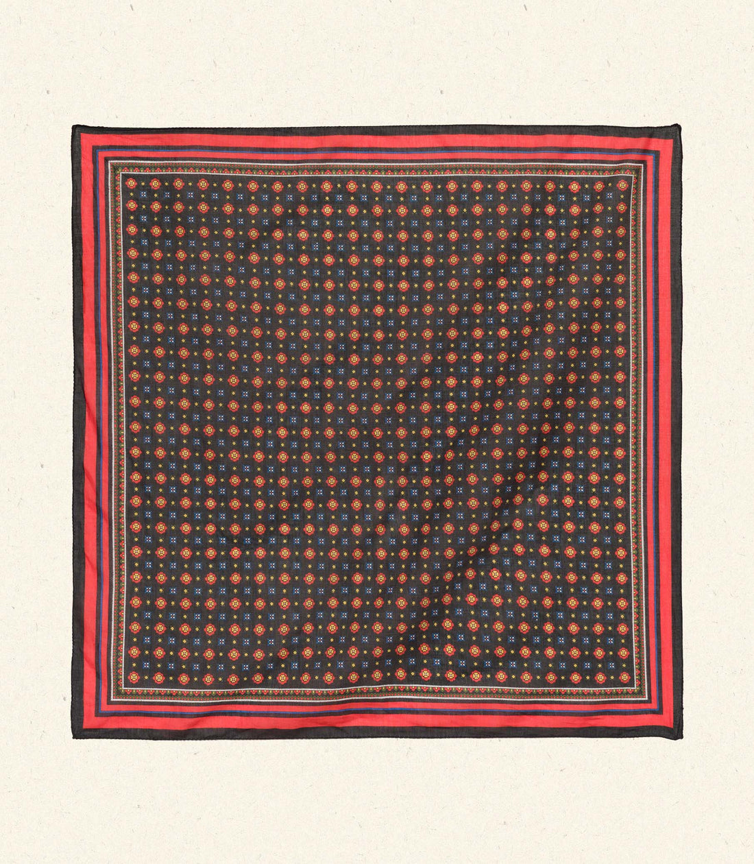 PETIT PENNY BANDANA -- NOIR MONTMARTRE FOULARD