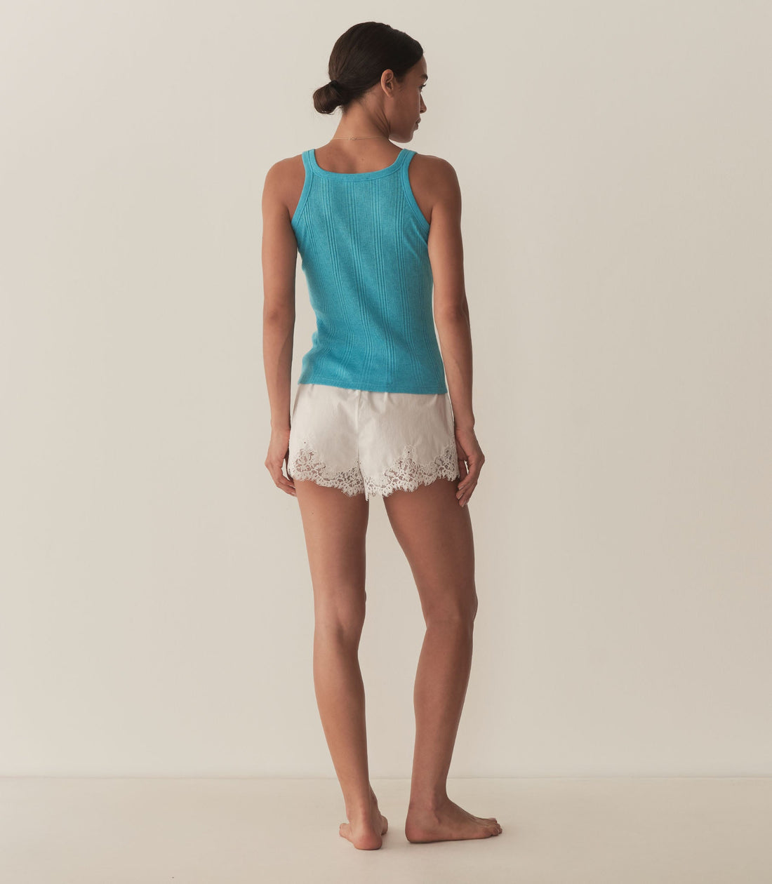 SEINE CASHMERE TANK -- MEDITERRANEAN SEA