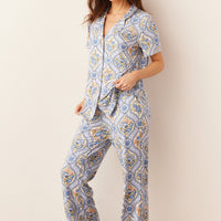 Elsa Cloud Jersey PJ Set in Villeroy