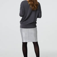 Drop Shoulder Relaxed Knit Top
