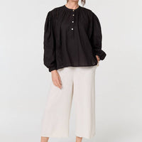 Broderie Anglaise Puff Sleeve Blouse