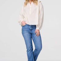 Broderie Anglaise Puff Sleeve Blouse