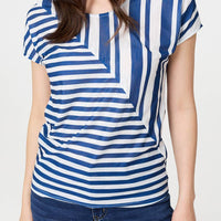 Striped Short Sleeve Relaxed T-Shirt