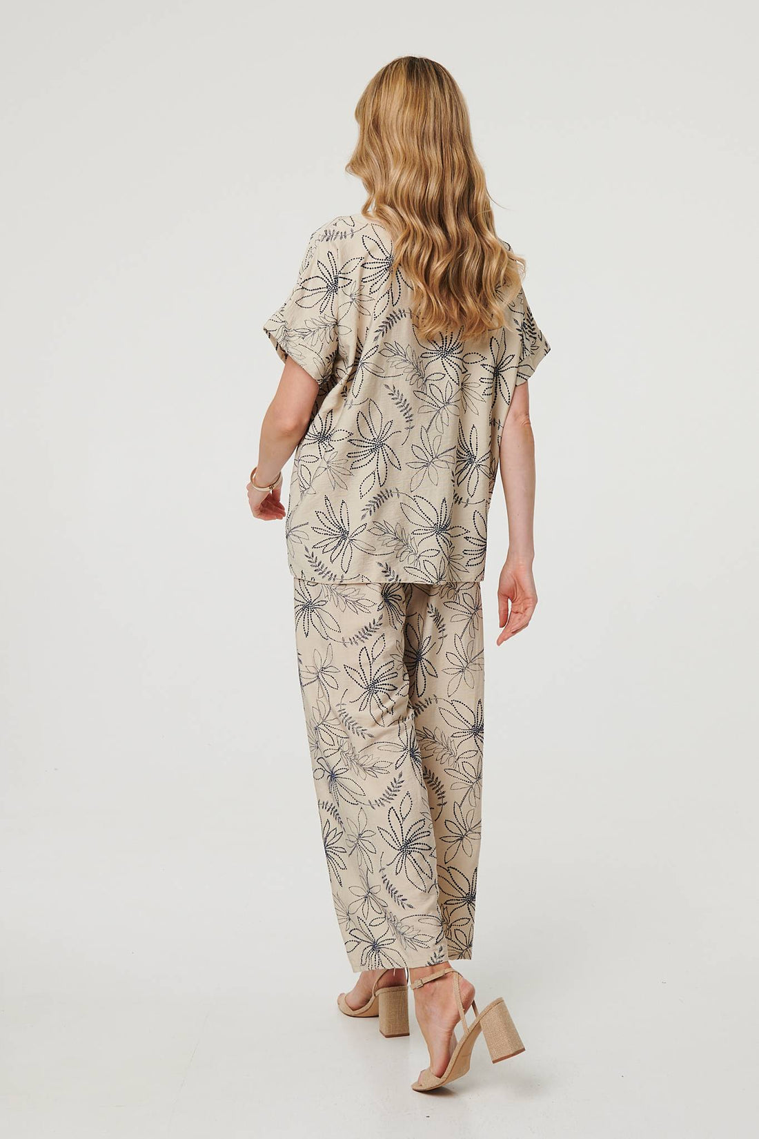 Floral Relaxed Short Sleeve Top