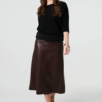 Metallic Stripe 3/4 Batwing Sleeve Top