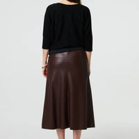 Metallic Stripe 3/4 Batwing Sleeve Top