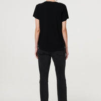 Metallic Star Detail Relaxed T-Shirt