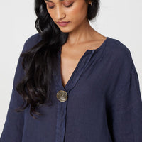 Longline 3/4 Sleeve Knee Length Tunic
