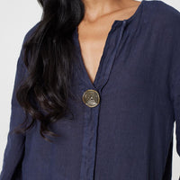 Longline 3/4 Sleeve Knee Length Tunic