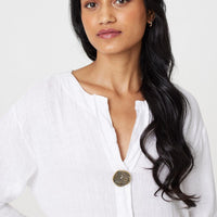 Longline 3/4 Sleeve Knee Length Tunic
