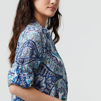 Paisley Long Sleeve Tunic Shirt