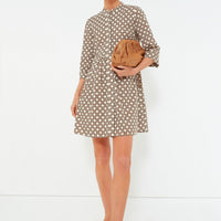 Dark Raffia Slouchy Clutch