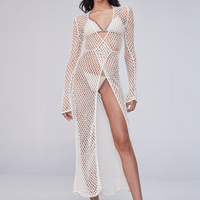 ELKI IVORY CROCHET DRESS