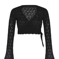 Kaia Black Knitted Top