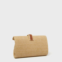 Rowen Raffia Envelope Clutch