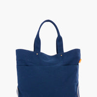 Navy Monogrammed Tennis Tote